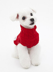 꼬떼아꼬떼 Cable Sweater(Red) / 케이블 스웨터 레드